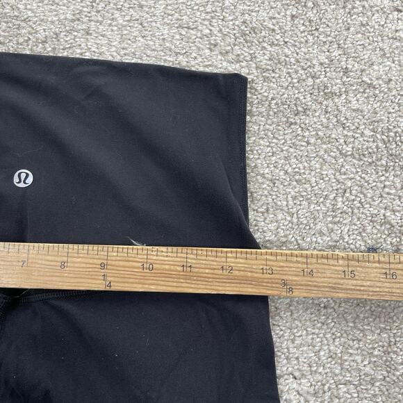 Lululemon Align Super High Rise Short *10" Size 6 Black Women Athletic 64-3 - Picture 4 of 6